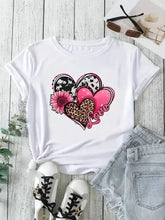 Home Plus Size T-Shirt with Sunflower and Letter Print Design - Himpall